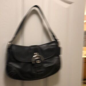 Coach black small handbag